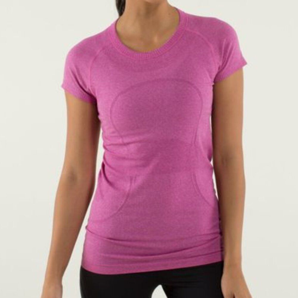 Lululemon Athletica Pink Short Sleeve Tee